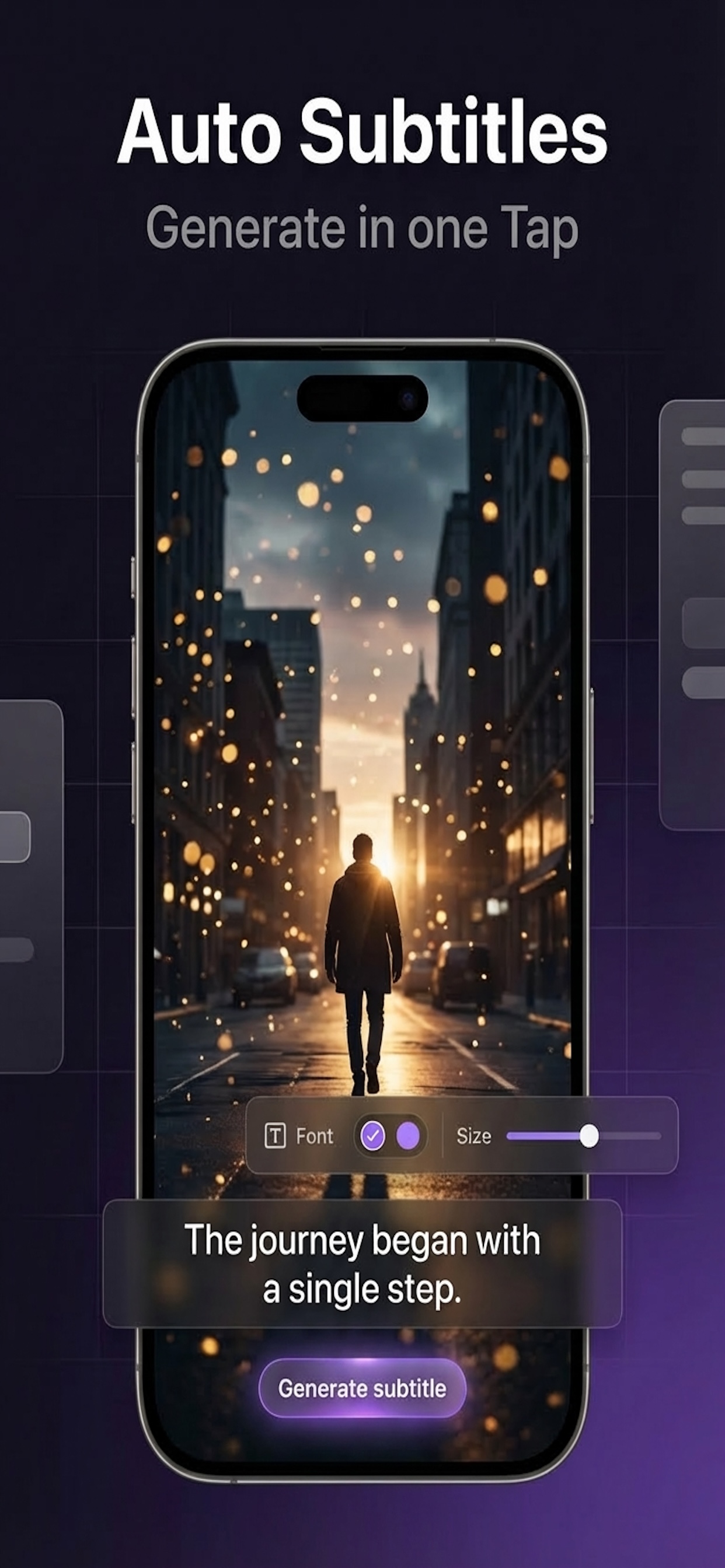 AI subtitle generation — auto subtitles for any video