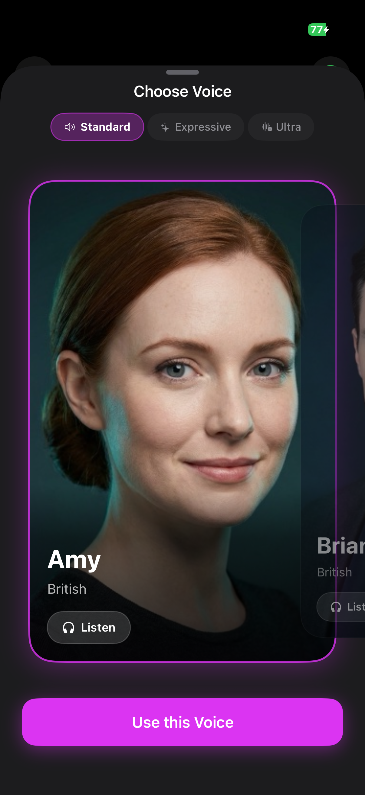 AI Video Dubbing Studio — export and share screen